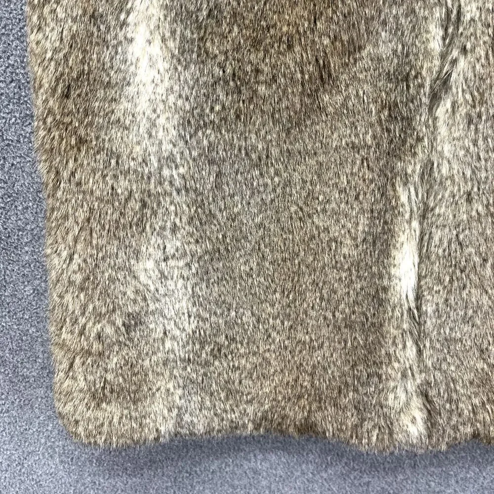 TALULA Vest‎ Womens Medium Brown Faux Fur Aritzia Park Slope Plush Jacket